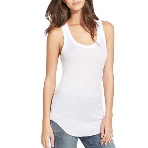 Womens White Tank Tops 